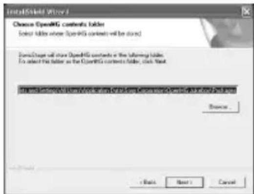 SONY MSACUS30 - Select the folder for storing the "OpenMG" contents. - 1