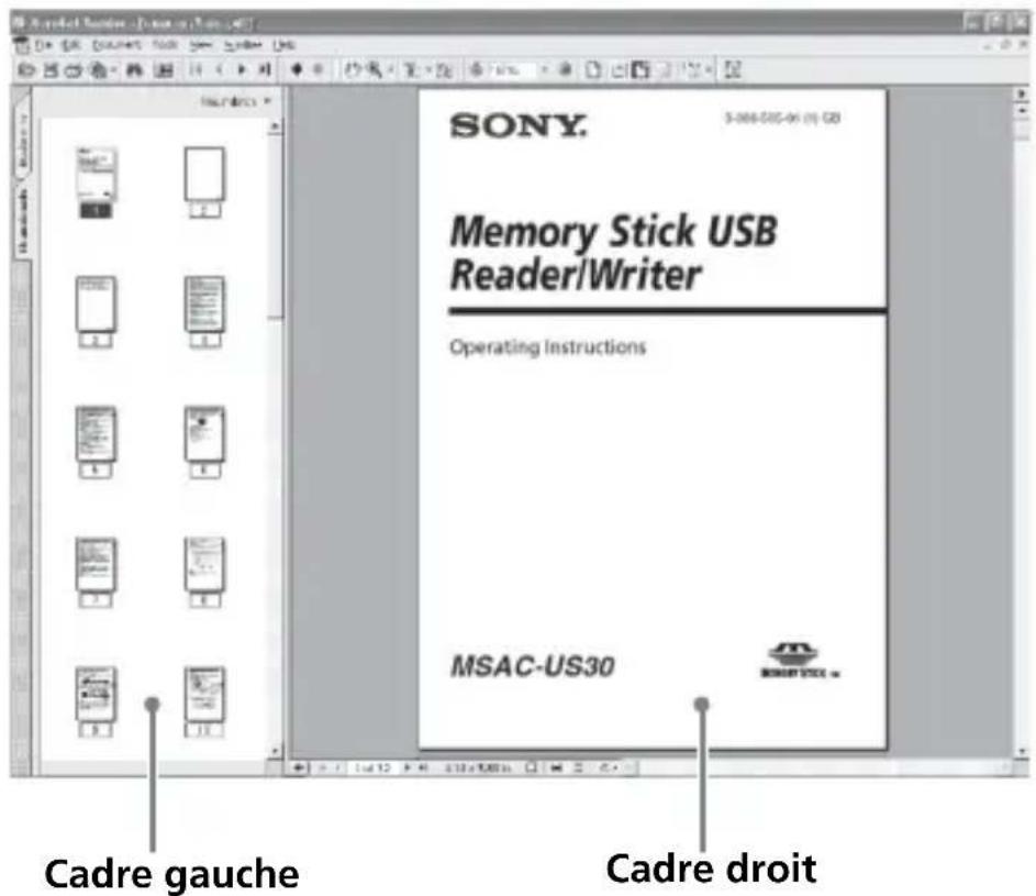 SONY MSACUS30 - Vue de l'écran - 1
