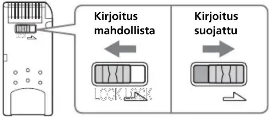 SONY MSACUS30 - Tietojen suojaaminen kirjoittamiselta - 1