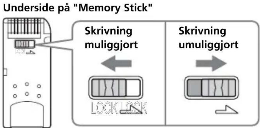 SONY MSACUS30 - Skrivebeskyttelse af data - 1