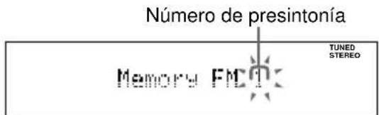 SONY DHCNX5MD - Paso 3: Presintonización de emisoras de radio - 2