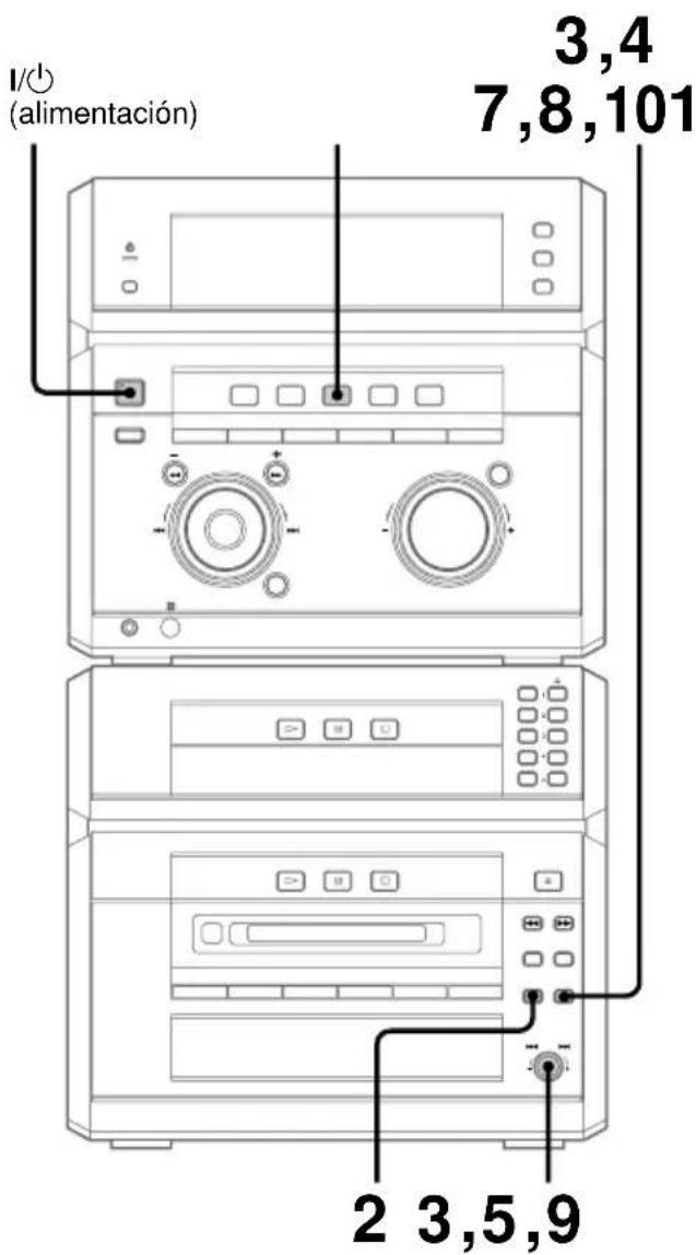 SONY DHCNX5MD - Borrado de una porción de un tema (A-B ERASE) - 2