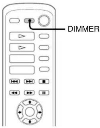 SONY DHCNX5MD - Changement de la luminosité de l'afficheur - 1