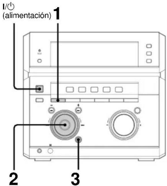 SONY DHCNX5MD - Selección del efecto en el menú musical - 1