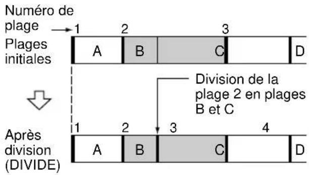 SONY DHCNX5MD - Division d'une plage enregistrée - 1