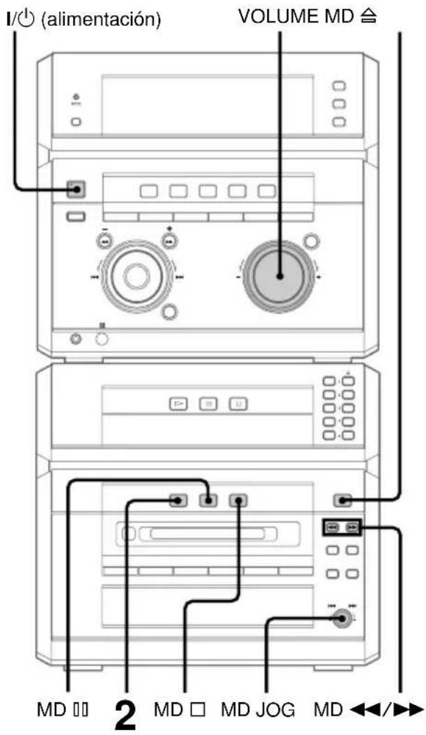 SONY DHCNX5MD - Reproducción de un MD - 1
