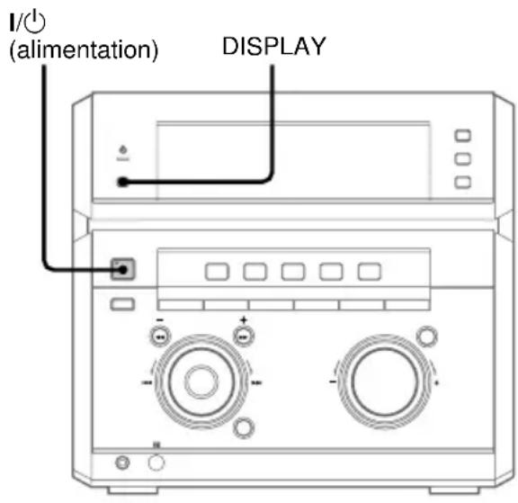 SONY DHCNX5MD - Utilisation de l'affichage CD - 1