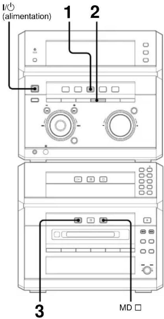 SONY DHCNX5MD - Lecture des plages d'un MD dans un ordre aléatoire — Lecture aléatoire - 1
