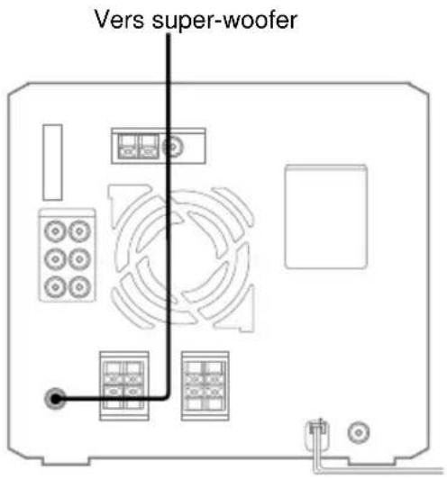 SONY DHCNX5MD - Raccordement d'un super- woofer - 1