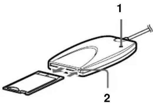 SONY MSACPR1 - Removing a PC card - 1