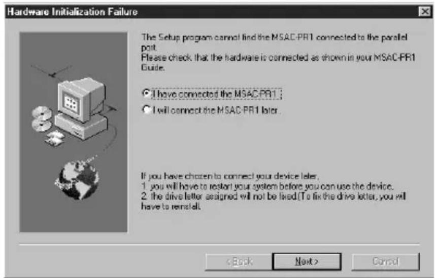 SONY MSACPR1 - Installation du pilote - 10