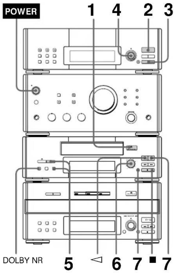 SONY DHCMD77 - Enregistrement de la radio - 2
