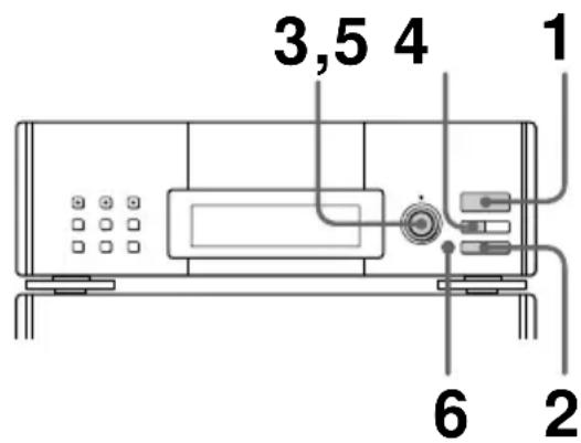SONY DHCMD77 - Étape 3 : Préréglage des stations de radio - 1