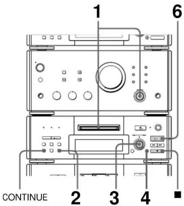 SONY DHCMD77 - Création d'un programme de lecture d'un MD - 1