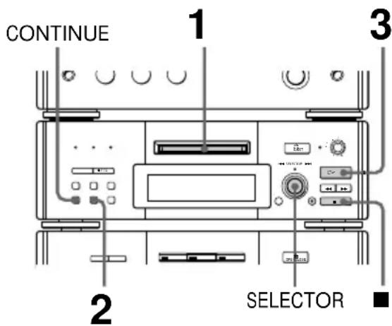 SONY DHCMD77 - Lecture des plages d'un MD dans un ordre aléatoire - 1