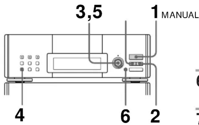 SONY DHCMD77 - Étape 3 : Préréglage des stations de radio - 2