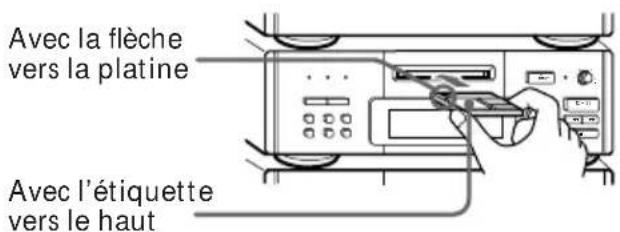 SONY DHCMD77 - Insérez le MD. - 1