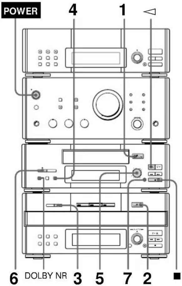 SONY DHCMD77 - Enregistrement d'un CD sur une cassette - 1