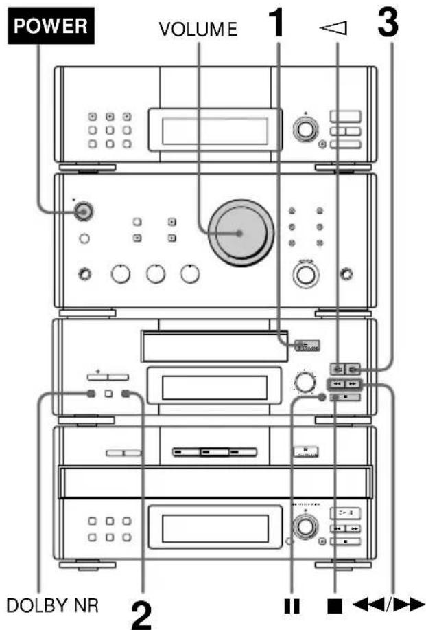 SONY DHCMD77 - (MHC-EX66/EX660 ou avec la TC-TX77/TX770 en option seulement) - 1