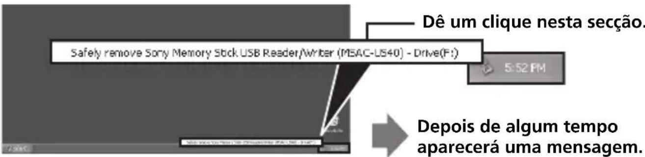 SONY MSACUS40 - Desligando o aparecido do computador pessoal - 2