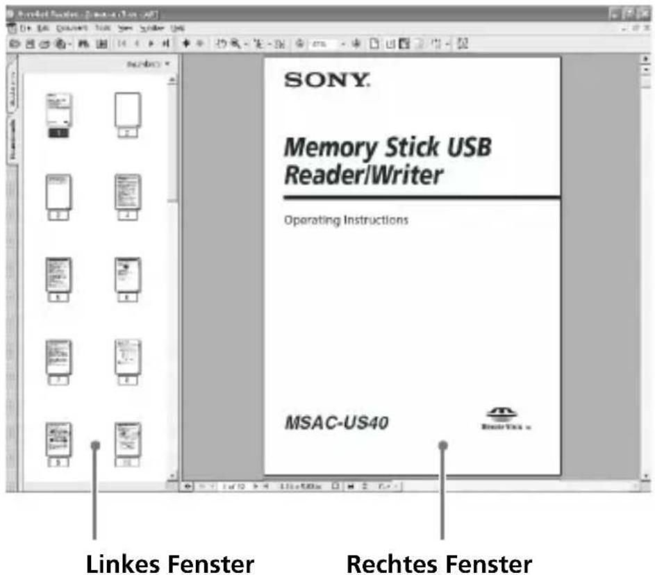 SONY MSACUS40 - Bedienungsanleitung auf dem Bildschirm - 1