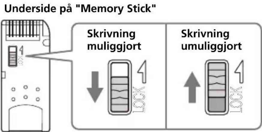 SONY MSACUS40 - Skrivebeskyttelse af data - 1