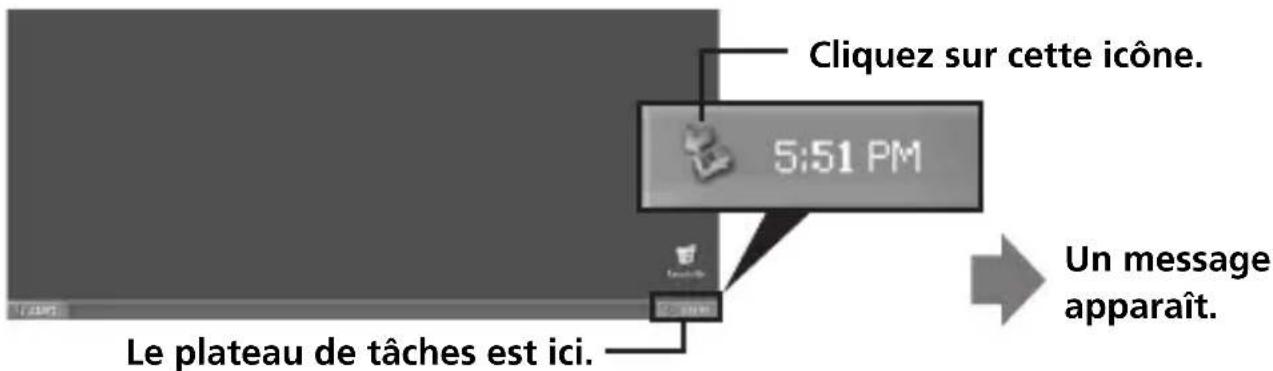 SONY MSACUS40 - Débranchement de l'appareil de l'ordinateur - 1