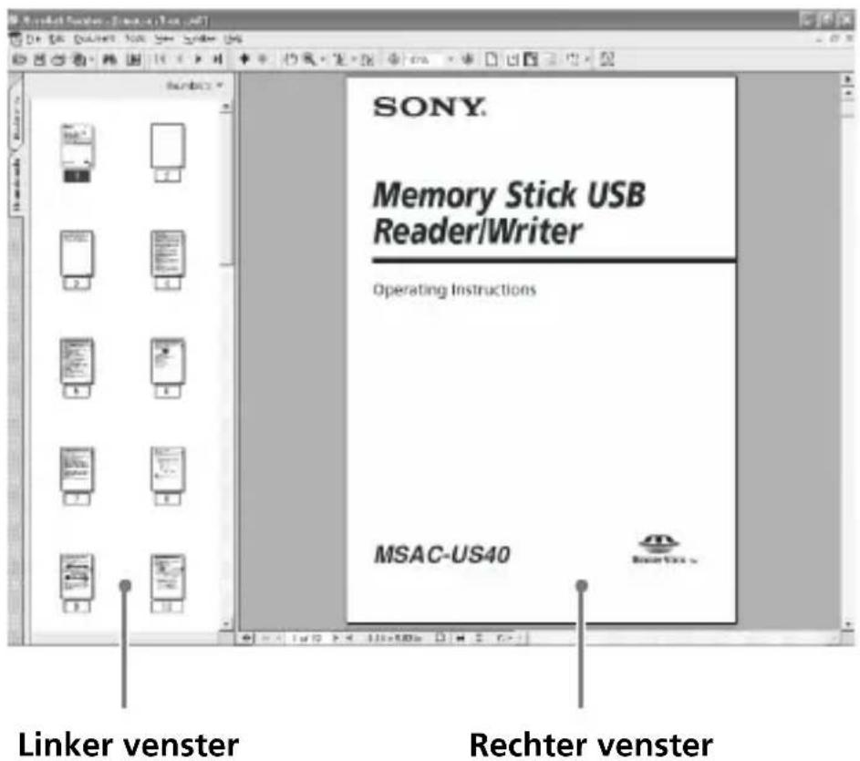 SONY MSACUS40 - Schermoverzicht - 1