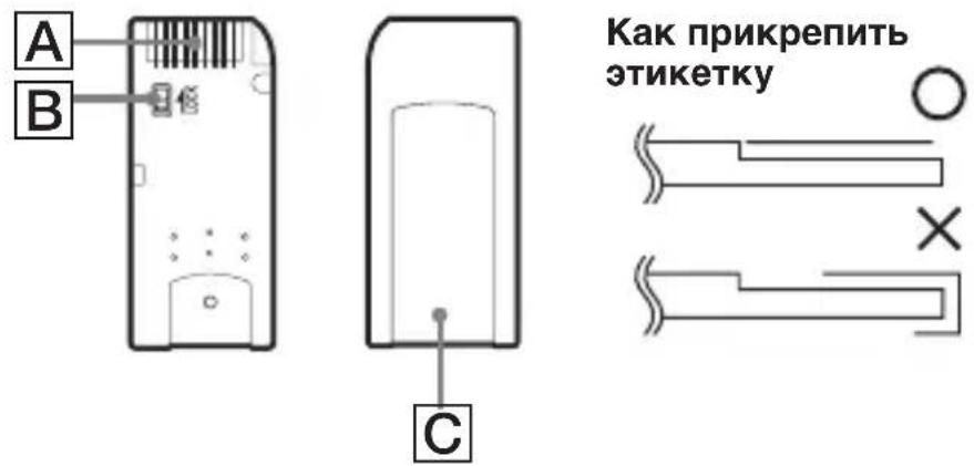 SONY MSACUS40 - Пре dioctopoxkHocTи NO ПОльь3OBaHnIO "Memory Stick" - 1