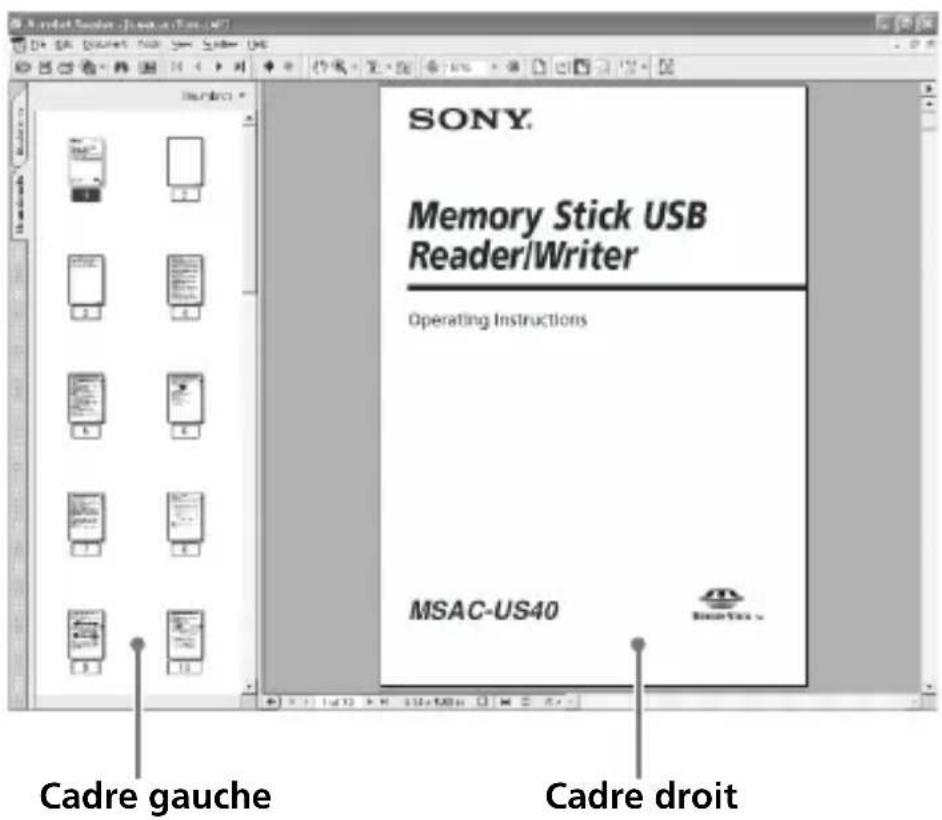 SONY MSACUS40 - Vue de l'écran - 1