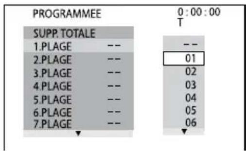 SONY DHCAZ33D - Creation d'un programme de lecture - 3
