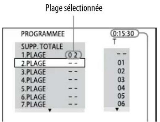 SONY DHCAZ33D - Creation d'un programme de lecture - 4