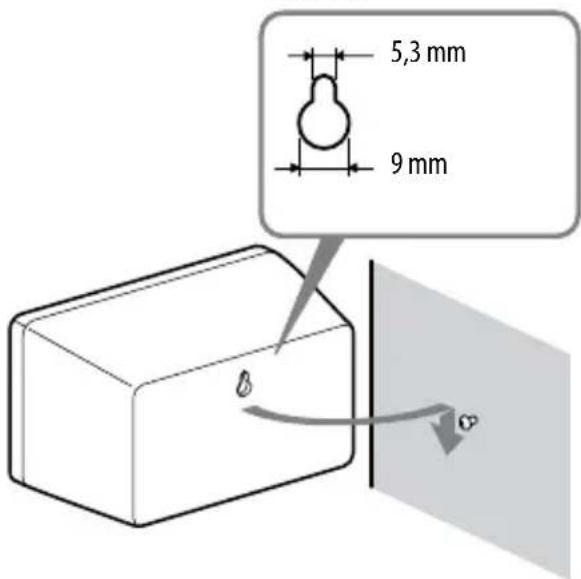 SONY DHCAZ33D - Pour installer les enceintes surround au mur (DHC-AZ55D seulement) - 3