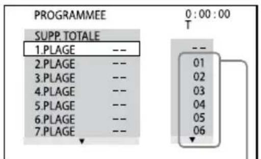 SONY DHCAZ33D - Creation d'un programme de lecture - 2