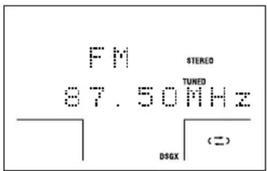 SONY DHCAZ33D - Écoute d'une station de radio préreglee - 1