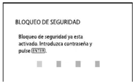 SONY DHCAZ33D - Para reproducir un disco queonga activado elbloqueo de seguridad - 1