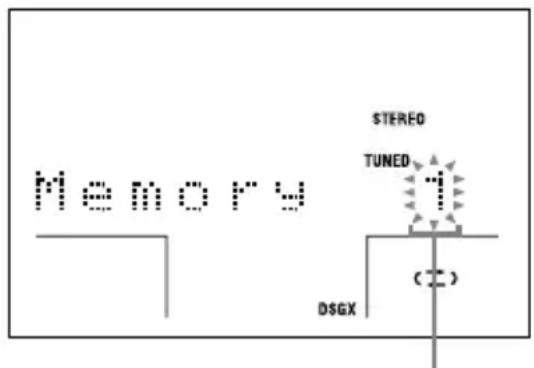 SONY DHCAZ33D - Écoute d'une station de radio préreglee - 2