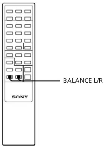 SONY SAN11 - Ajuste de balance de los altavoces - 2