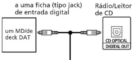SONY SAN11 - Para efectuar uma gravacao digital com um MD, deck DAT, etc. - 1