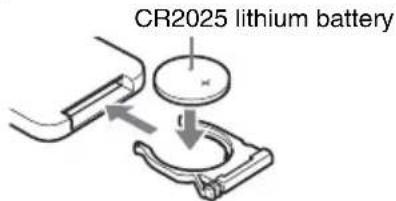 SONY CPFMP001 - Preparing the remote - 3