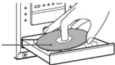 SONY CHCTB10 - Mise en place d'un CD - 1