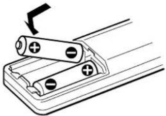 SONY CHCP33D - Colocacion de las pilas - 2