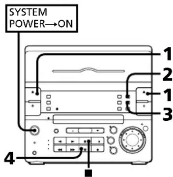 SONY CHCP33D - Duplicación automática de otra cinta - 1