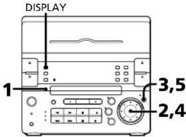 SONY CHCP33D - Ajuste del reloj - 1