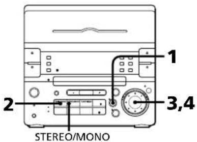 SONY CHCP33D - Ecoute de la radio - 1