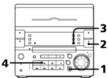 SONY CHCP33D - Reproduccion de cantiones enorden arribrario (reproducion aleatoria) - 1