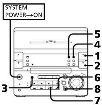 SONY CHCP33D - Recording a CD Manually - 1