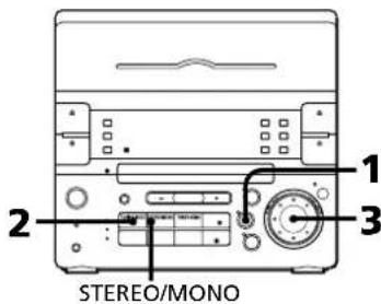 SONY CHCP33D - Playing Preset Radio Stations - 1