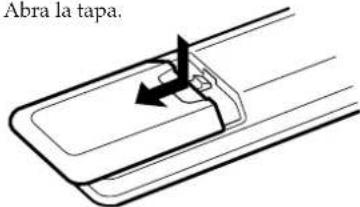 SONY CHCP33D - Colocacion de las pilas - 1