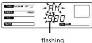 SONY CHCP33D - Setting the Clock - 3